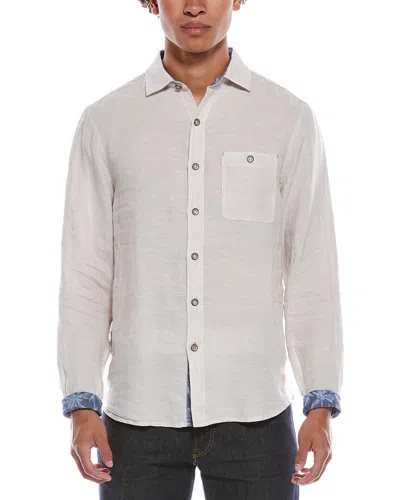 Tommy Bahama Del Mar Island Linen Shirt In White