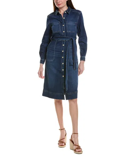 Tommy Bahama Denim Midi Shirtdress In Blue