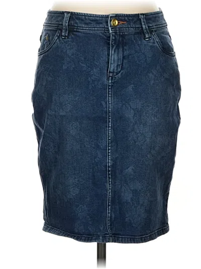 Pre-owned Tommy Bahama Denim Skirt In Blue