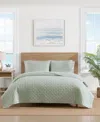 Tommy Bahama Diamond Isle Cotton Reversible 3-pc. Quilt Set, King