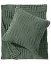 Tommy Bahama Discontinued  Chain Basket Knit Decorative Pillow