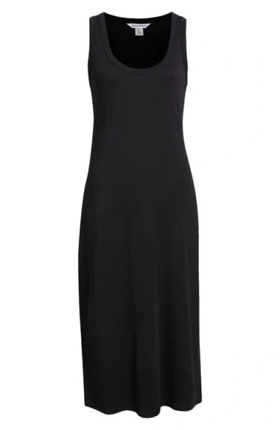 Tommy Bahama Drapey Ponte Midi Dress In Black