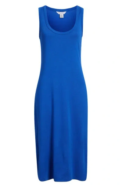 Tommy Bahama Drapey Ponte Midi Dress In Mazarine Blue