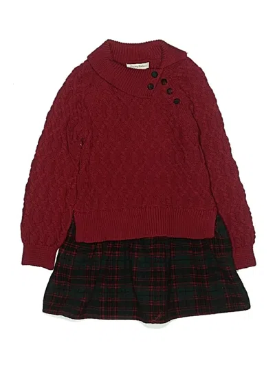 Pre-owned Tommy Bahama Kids' Dress In Burgundy