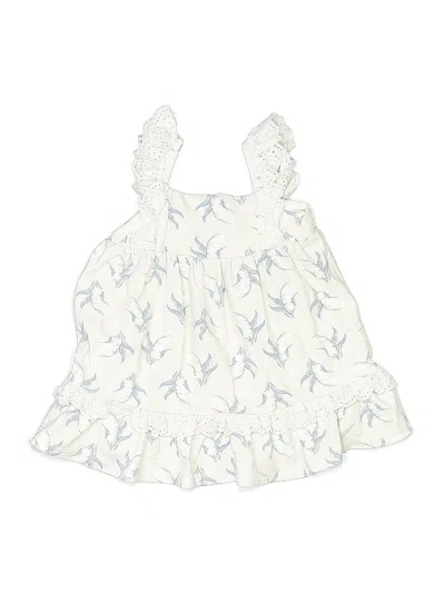 Pre-owned Tommy Bahama Kids' Dress In White
