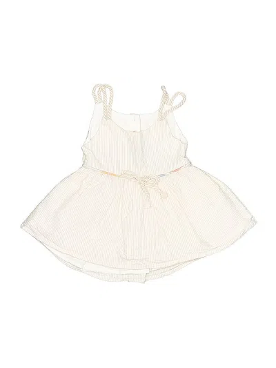 Pre-owned Tommy Bahama Babies' Dress In White