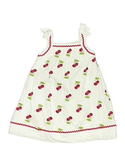 Pre-owned Tommy Bahama Kids' Dress In White
