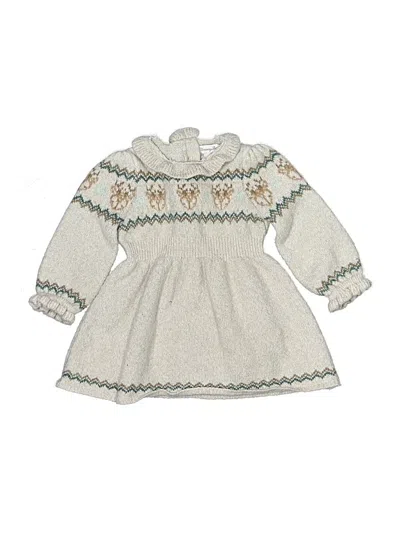Pre-owned Tommy Bahama Babies' Dress In White