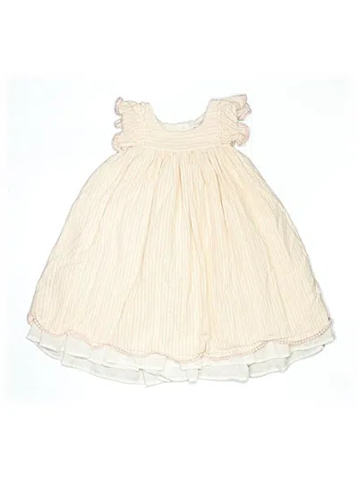 Pre-owned Tommy Bahama Kids' Dress In White