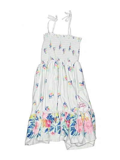 Pre-owned Tommy Bahama Kids' Dress In White