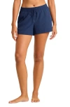 Tommy Bahama Elastic Waist Board Shorts In Blue