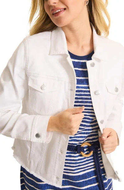 Tommy Bahama Ella Denim Jacket In White