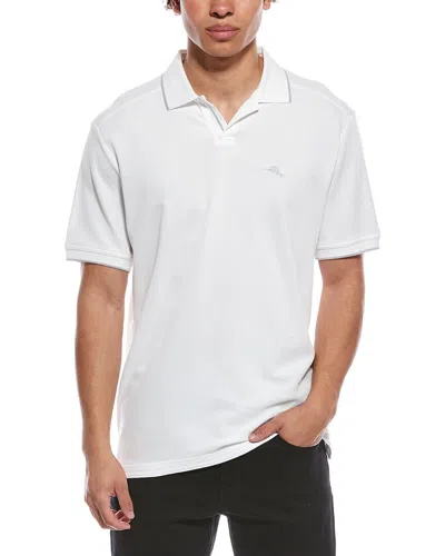 Tommy Bahama Emfielder Johnny Collar Polo Shirt In White