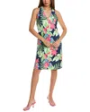Tommy Bahama Enchanted Bay Tropical Print Dress In Navy