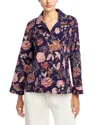 Tommy Bahama Exquisite Bloom Cord Popover Top In Purple