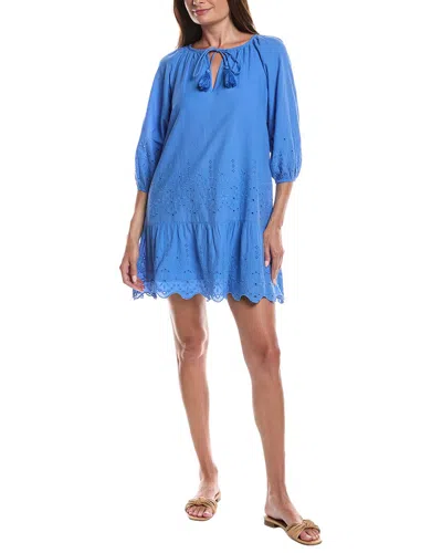 Tommy Bahama Eyelet Cove Embroidered Mini Dress In Pink