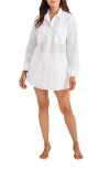 Tommy Bahama Eyelet Cove Organic Cotton Cover-up Tunic In White