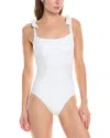 Tommy Bahama Hideaway Eyelet One-piece Swimsuit In White