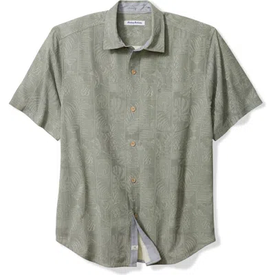 Tommy Bahama Fairview Fronds Silk Short Sleeve Button-up Shirt