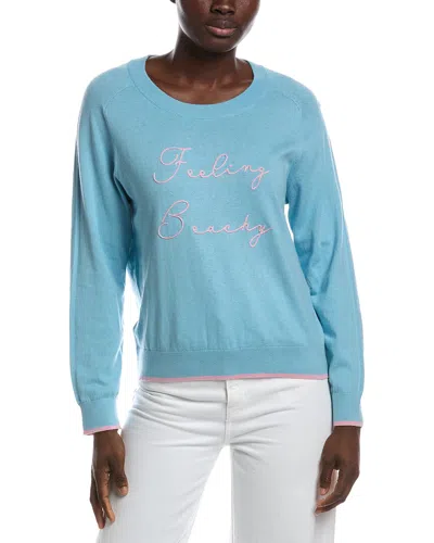 Tommy Bahama Feeling Beachy Cashmere-blend Sweater In Blue