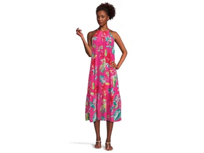 Tommy Bahama Fiesta Floral Maxi Dress In Pink