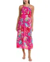 Tommy Bahama Fiesta Floral Maxi Dress In Pink