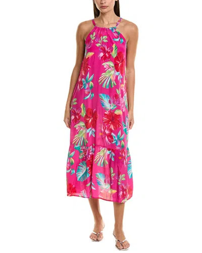 Tommy Bahama Fiesta Floral Maxi Dress In Pink