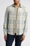 TOMMY BAHAMA TOMMY BAHAMA FIRESIDE MODESTO PLAID STRECH FLANNEL BUTTON-UP SHIRT