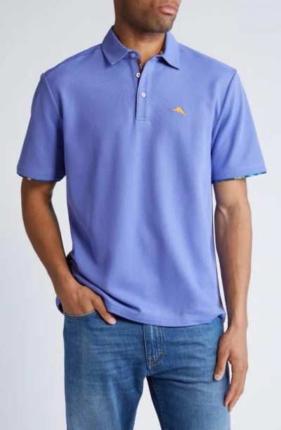 Tommy Bahama Five O'clock Supima® Cotton Blend Polo In Blue Cove