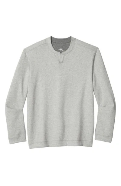 Tommy Bahama Flipview Abaco Split Neck T-shirt In White