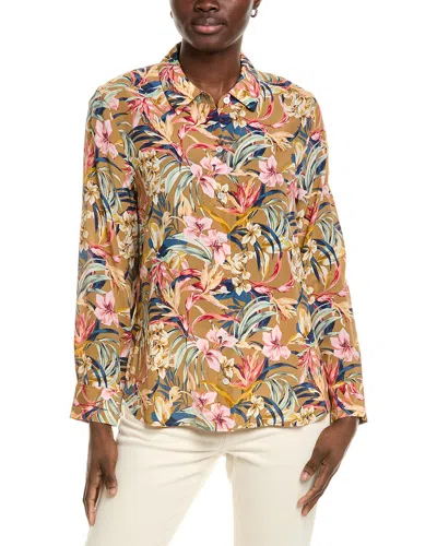 Tommy Bahama Flora Amora Silk Shirt In Green