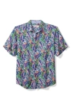 Tommy Bahama Forever Fuego Print Short Sleeve Silk Button-up Shirt