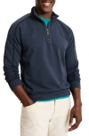 Tommy Bahama French Terry Half Zip Pullover In Ocean Deep