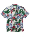 Tommy Bahama Frond Fusion Short Sleeve Silk Blend Button-up Shirt