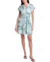 Tommy Bahama Garden Estate Flounce Shirtdress In Green
