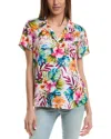 Tommy Bahama Garden Of Hope & Courage Silk Shirt In White