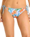 Tommy Bahama Goa Tropical Reversible String Bikini Bottom In Multi