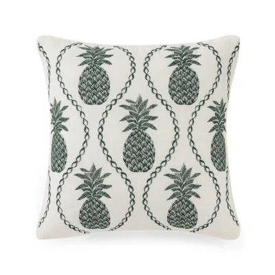 Tommy Bahama Golden Pineapple Green Throw Pillow
