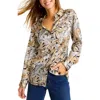 Tommy Bahama Grand Canal Floral Button-up Silk Shirt In Black Multi