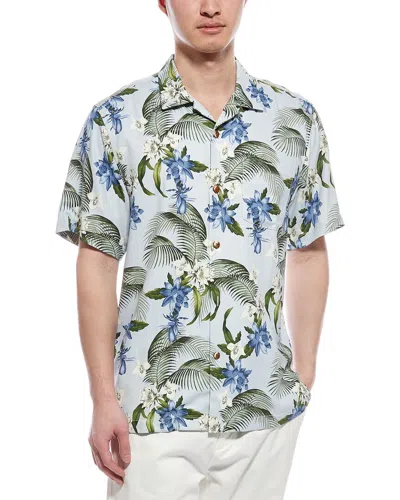 Tommy Bahama Grand Frond Shirt In Gray