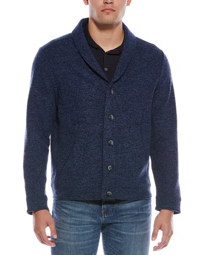 Tommy Bahama Granite Bay Shawl Cardigan In Blue