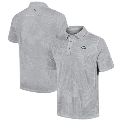 Tommy Bahama Gray New York Jets Sport Santiago Paradise Polo
