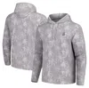 Tommy Bahama Gray Seattle Mariners Palm Frenzy Hoodie Long Sleeve T-shirt In Gray