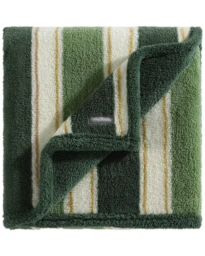 Tommy Bahama Hanalei Stripe Throw In Green