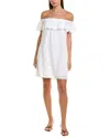Tommy Bahama Harbor Eyelet Mini Dress In White