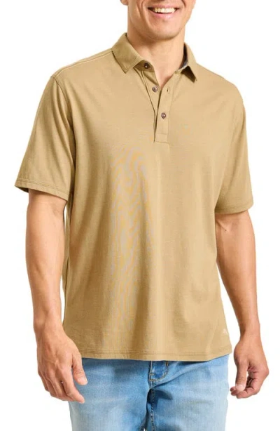Tommy Bahama Harbor Isles Polo In Brown