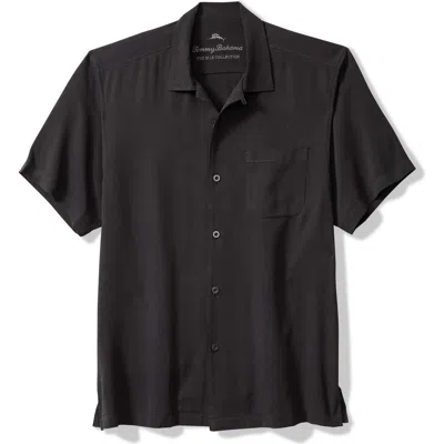 Tommy Bahama Coconut Point Palm Isle Shirt In Black