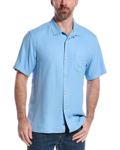 Tommy Bahama Hawaiian Herringbone Silk Shirt