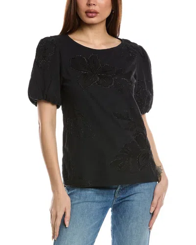 Tommy Bahama Heritage Hibiscus Lux T-shirt In Black