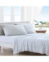 Tommy Bahama Hibiscus Bloom 4pc Sheet Set In Multi